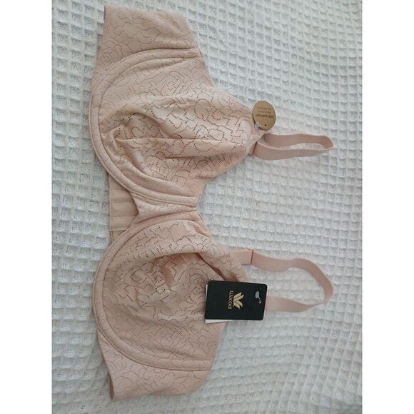 NEW TAG! WACOAL 38C VALERIAN Beige 'INSIDE JOB' UNDERWIRE BRA #855345 $72.00 - Picture 1 of 6
